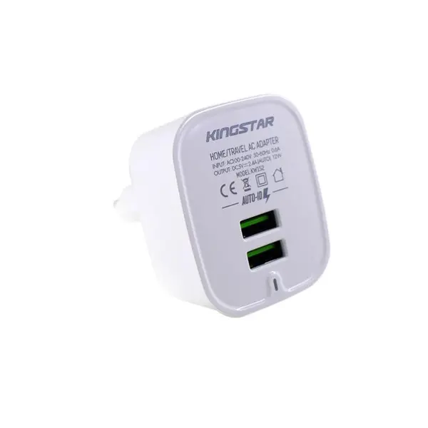 شارژر دیواری کینگ استار مدل KW152 KW152 Universal Travel Charger 2.4A - 3