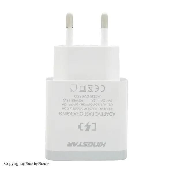 شارژر دیواری کینگ استار مدل KW185 Q Kingstar KW185 Q Wall Charger - 3