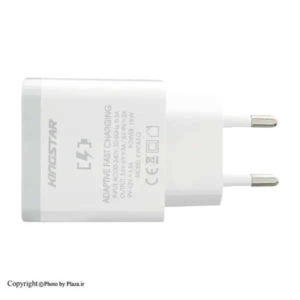 شارژر دیواری کینگ استار مدل KW185 Q Kingstar KW185 Q Wall Charger - 2