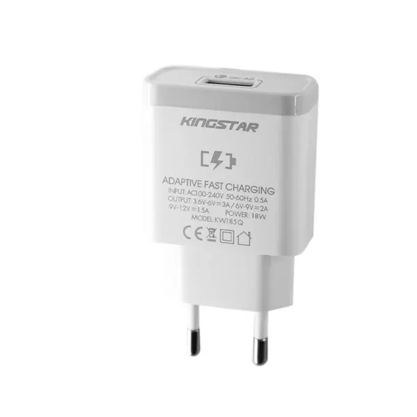 شارژر دیواری کینگ استار مدل KW185 Q Kingstar KW185 Q Wall Charger - 4