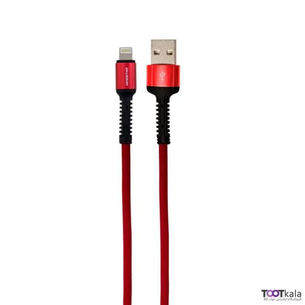 کابل تبدیل USB به لایتنینگ کینگ استار مدل K30 i طول 1 متر - 2
