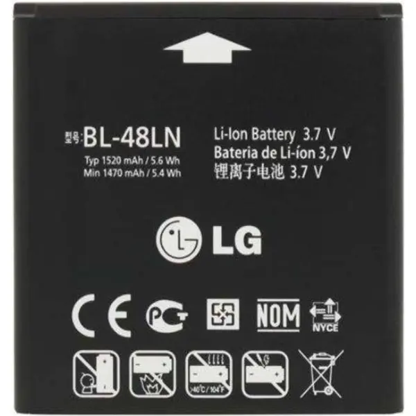 باتری الجی اپتیموس 3 دی مکس پی LG Optimus 3D Max P720 LG Optimus 3D Max P720 Original Battery - 3