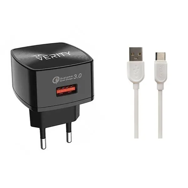 شارژر دیواری وریتی مدل AP-2118 به همراه کابل تبدیل USB-C - 3