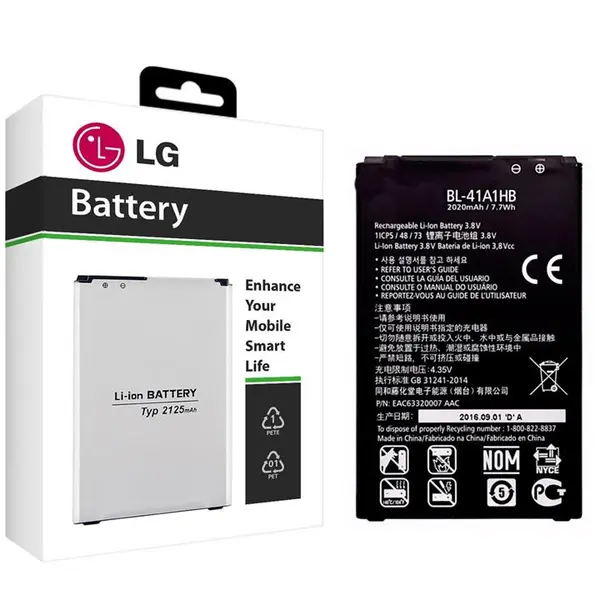 باتری موبایل ال جی مدل BL-41A1HB با ظرفیت 2020mAh مناسب برای گوشی موبایل ال جی X Style LG BL-41A1HB 2020mAh Mobile Phone Battery For LG X Style - 3