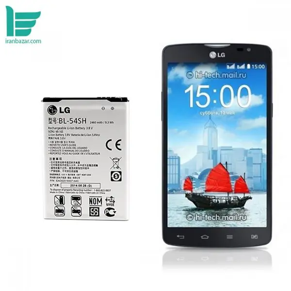 باتری موبایل ال جی مدل BL-54SH - ظرفیت 2540 میلی آمپر مناسب گوشی موبایل LG Optimus L80 - 3