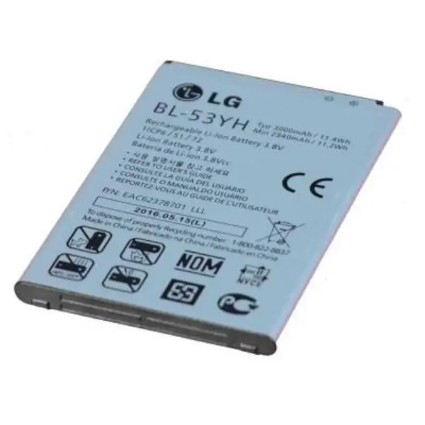 باتری موبایل ال جی مدل BL-54SH - ظرفیت 2540 میلی آمپر مناسب گوشی موبایل LG G3-Beat - 3