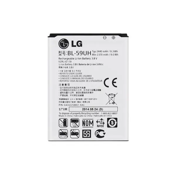 باتری موبایل ال جی مدل BL-59UH با ظرفیت 2440mAh مناسب برای گوشی موبایل ال جی G2 mini LG BL-59UH 2440mAh Battery For LG G2 mini - 4