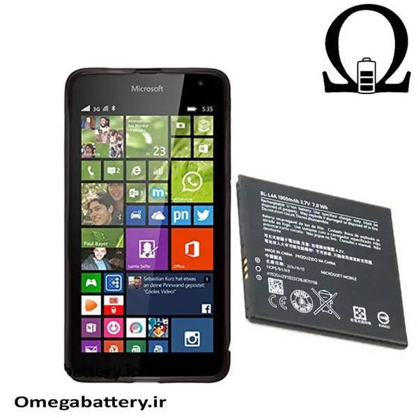 باتری مایکروسافت مدل BL-L4A مناسب برای مایکروسافت لومیا 535 Microsoft BL-L4A Battery For Lumia 535 - 4