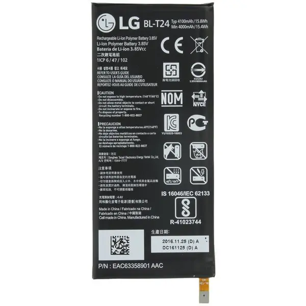 باتری موبایل ال جی مدل BL-T24 با ظرفیت 4100mAh مناسب برای گوشی موبایل ال جی X Power LG BL-T24 4100mAh Mobile Phone Battery For LG X Power - 2
