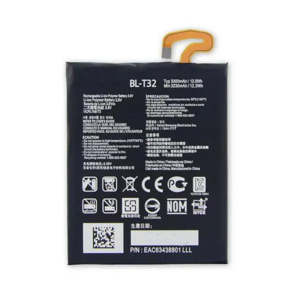 باتری موبایل ال جی مدل BL-T32 با ظرفیت 3300mAh مناسب برای گوشی موبایل ال جی G6 LG BL-T32 3300mAh Mobile Phone Battery For LG G6 - 3