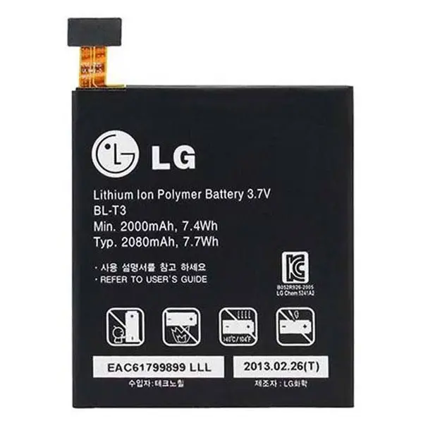 باتری گوشی ال جی مدل BL-T3 مناسب برای گوشی ال جی Intuition BL-T3 battery for lg Intuition - 3