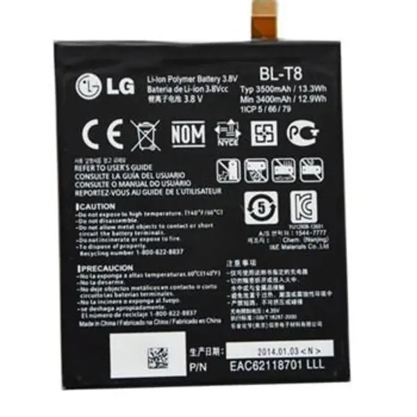باتری موبایل ال جی مدل BL-T8 با ظرفیت 3500 میلی آمپر ساعت LG BL-T8 3500 Mah Battery - 5