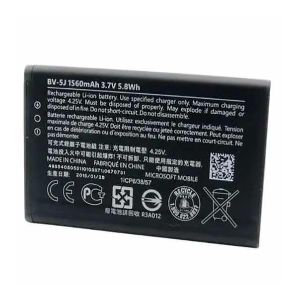 باتری موبایل مایکروسافت مدل BV-5J با ظرفیت 1560mAh مناسب برای گوشی موبایل لومیا 435 - 3
