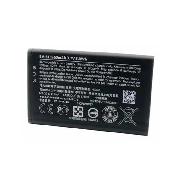 باتری موبایل مایکروسافت مدل BV-5J با ظرفیت 1560mAh مناسب برای گوشی موبایل لومیا 435 - 5