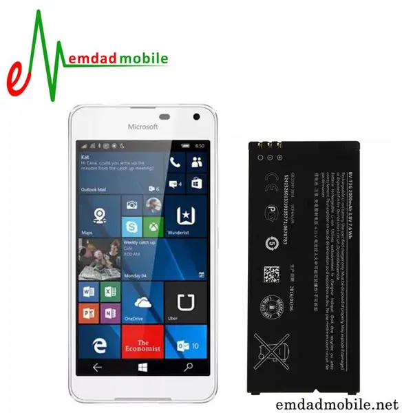 باتری موبایل مایکروسافت مدل BV-T3G با ظرفیت 2000mAh مناسب برای گوشی موبایل مایکروسافت Lumia 650 Microsoft BV-L4A 2200 mAh Mobile Phone Battery For Microsoft Lumia 650 - 3