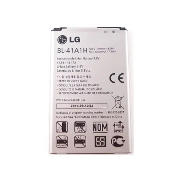 باطری گوشی ال جی F60 مدل BL-41A1H - 2