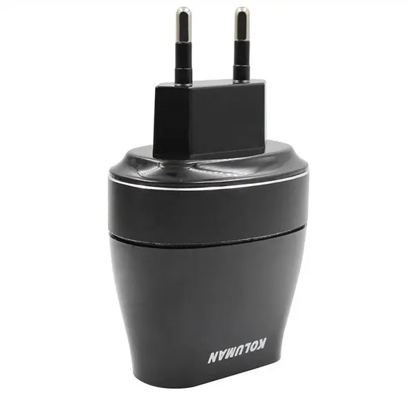 شارژر دیواری کولومن مدل KC-H100 به همراه کابل microUSB Dual-USB Wall Charger - 3