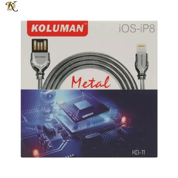کابل شارژ آیفون KOLUMAN مدل KD-15 طول 1 متر