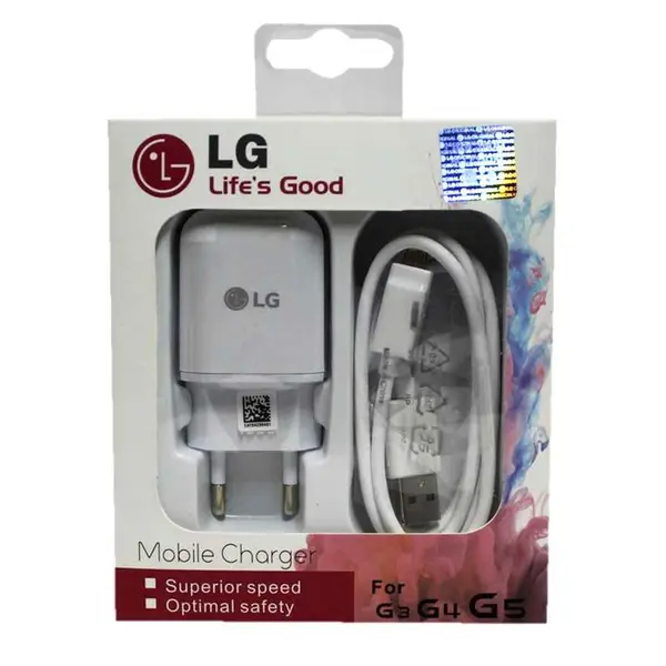 شارژر ال جی LG فست شارژر همراه با کابل - 2