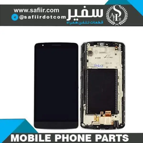 تاچ و ال سی دی گوشی موبایل LG G3 Stylus LCD LG D690/D693/ G3 Stylus WHITE - 3