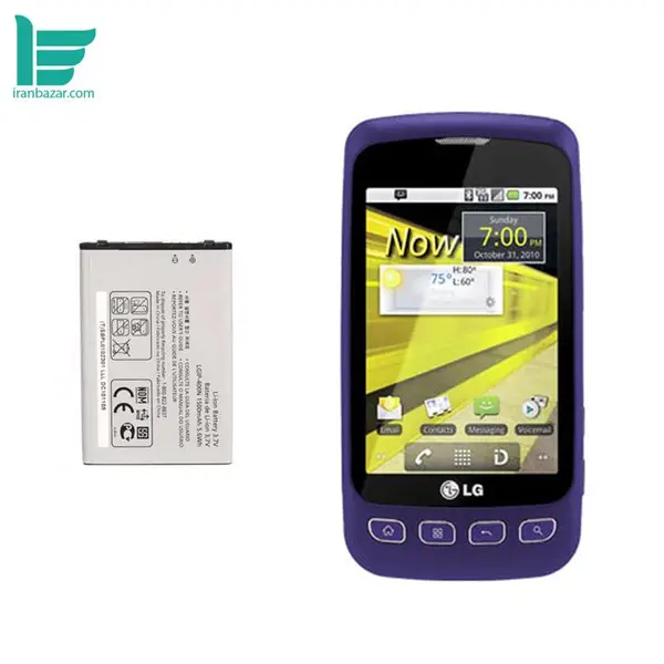 باتری موبایل ال جی مدل LGIP-400N با ظرفیت 1500 میلی آمپر مناسب برای گوشی موبایل LG Optimus S - 3