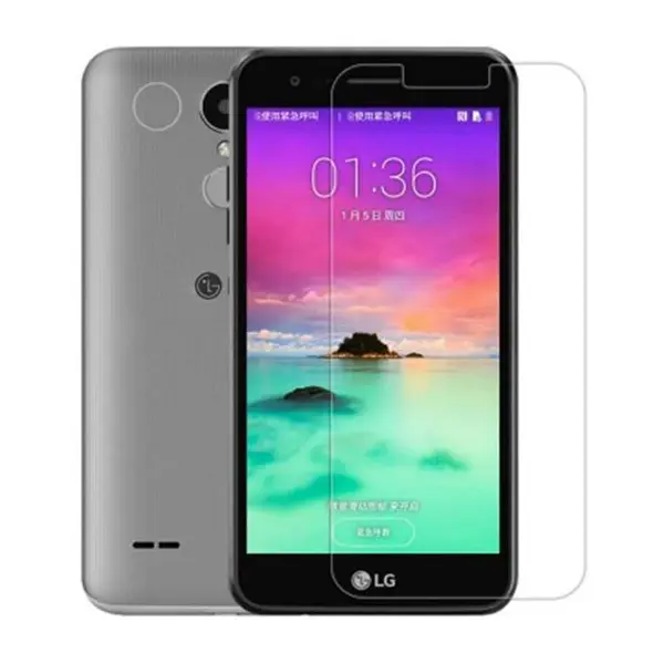 محافظ صفحه نمایش شیشه ای مناسب برای گوشی ال جی LG K10 2017 GLASS K10 2017 BLACK - 2
