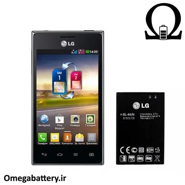 باتری گوشی ال جی LG Optimus L5 dual E615 – BL-44JN