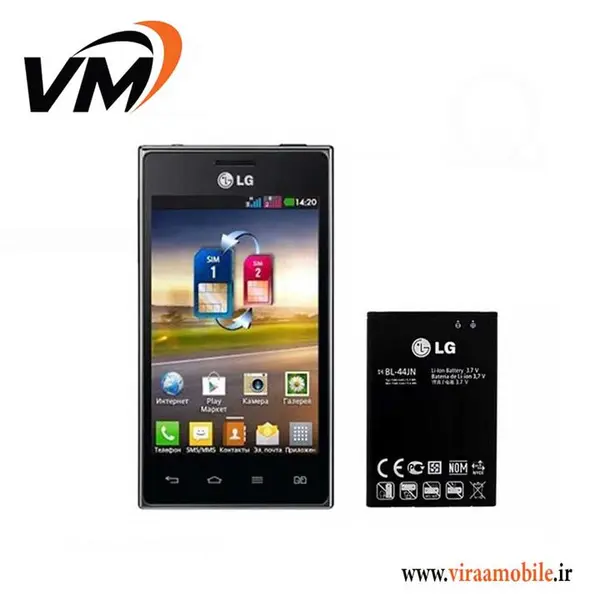 باتری گوشی ال جی LG Optimus L5 dual E615 – BL-44JN - 3