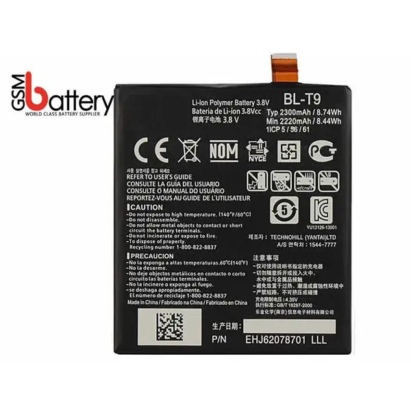 باطری گوشی LG X SCREEN مدل BL-T9 BATTERY BL T9 X SCREEN NEXUS 5 LG - 3