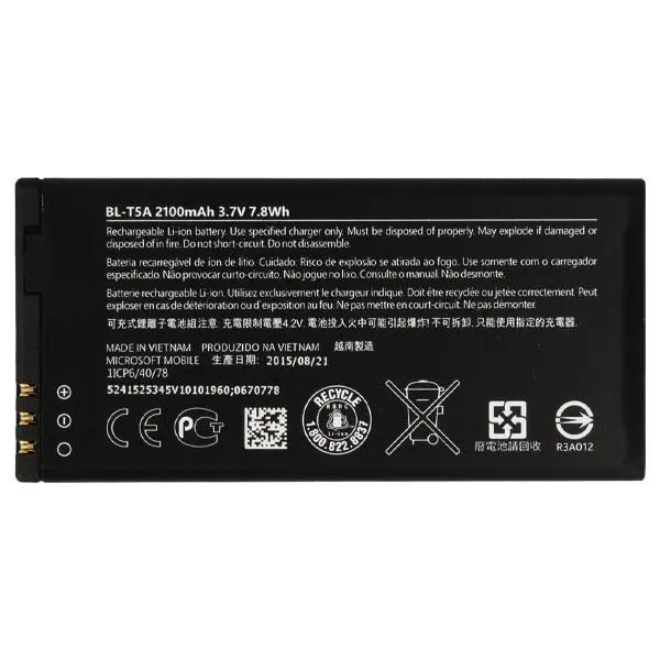 باتری موبایل مایکروسافت lumia 550 با کدفنی BL-T5A - 2
