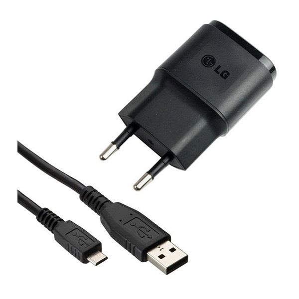 LG Model MCS-04ER Wall Charger With microUSB Cable