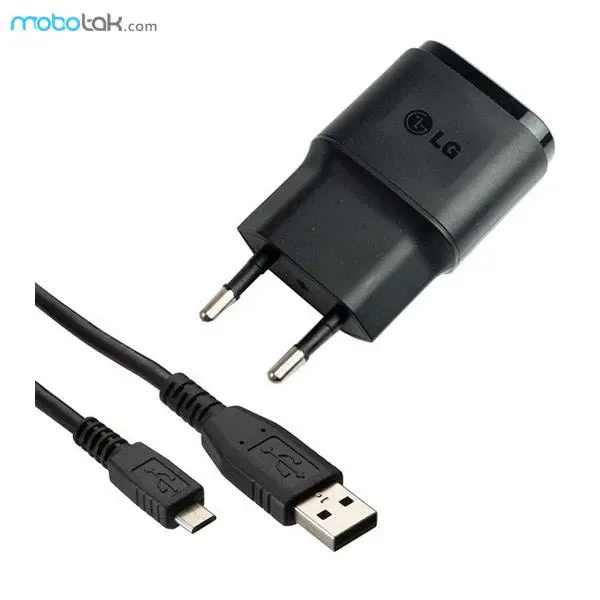 شارژر دیواری موبایل ال جی مدل MCS-04ER به همراه کابل LG Model MCS-04ER Wall Charger With microUSB Cable - 2