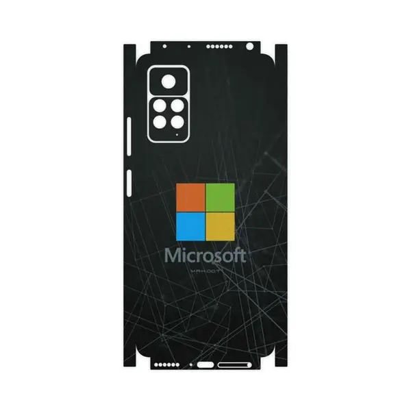 برچسب پوششی ماهوت مدل Microsoft-Logo-FullSkin مناسب برای گوشی موبایل شیائومی Redmi Note 11 Pro MAHOOT Microsoft-Logo-FullSkin Cover Sticker for Xiaomi Redmi Note 11 Pro
