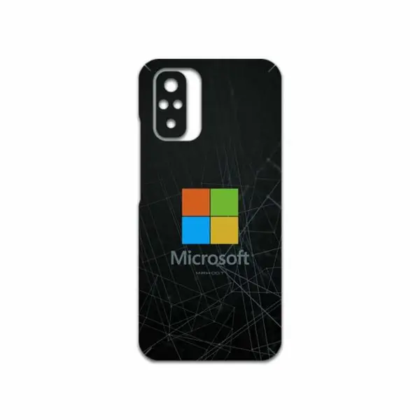 برچسب پوششی ماهوت مدل Microsoft-Logo مناسب برای گوشی موبایل شیائومی Redmi Note 10s MAHOOT Microsoft-Logo Cover Sticker for Xiaomi Redmi Note 10s