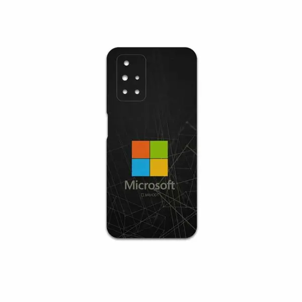 برچسب پوششی ماهوت مدل Microsoft-Logo مناسب برای گوشی موبایل شیائومی Redmi 10 MAHOOT Microsoft-Logo Cover Sticker for Xiaomi Redmi 10