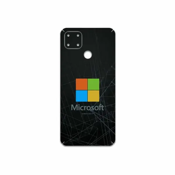 برچسب پوششی ماهوت مدل Microsoft-Logo مناسب برای گوشی موبایل ریلمی C25s MAHOOT Microsoft-Logo Cover Sticker for Realme C25s
