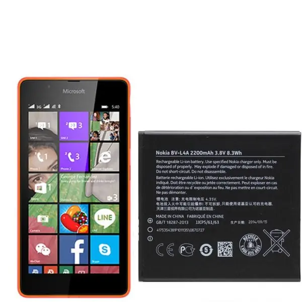 باتری مایکروسافت لومیا Microsoft Lumia 540 Dual SIM مدل BV-L4A - 2