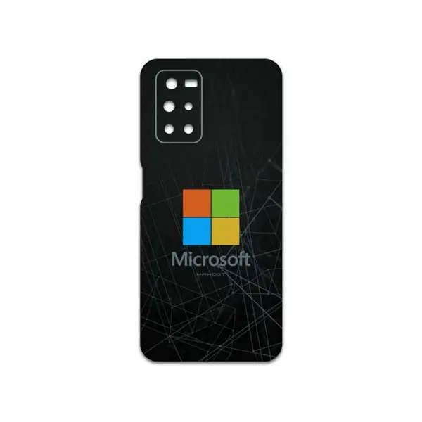 برچسب پوششی ماهوت مدل Microsoft-Logo مناسب برای گوشی موبایل شیائومی Redmi Note 11 4G MAHOOT Microsoft-Logo Cover Sticker for Xiaomi Redmi Note 11 4G