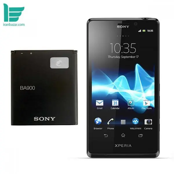 باتری موبایل سونی مدل BA900 با ظرفیت 1750 آمپر مناسب برای گوشی موبایل Sony Xperia TX