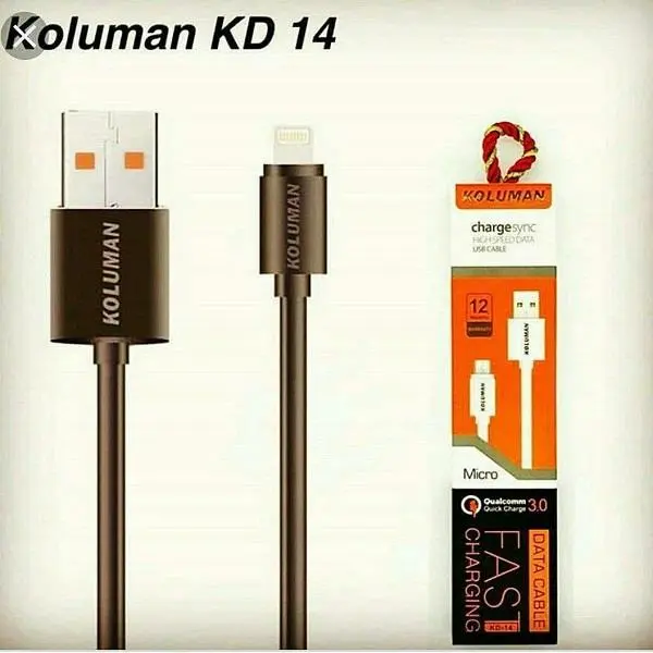 کابل شارژ کلومن تایپ C مدل Koluman KD 14 - 3