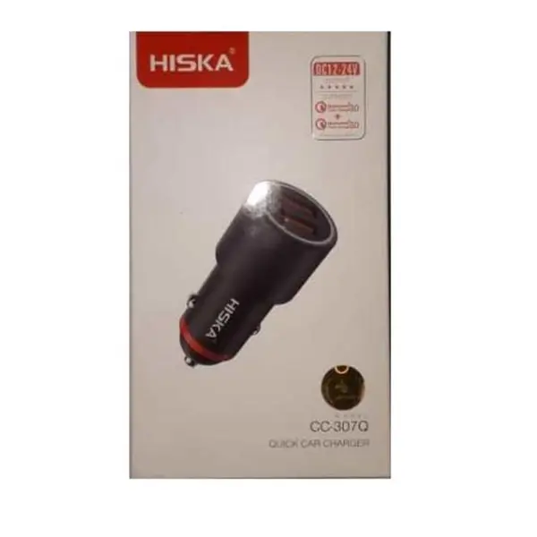 شارژر فندکی فست شارژ HISKA CC-307Q - 5