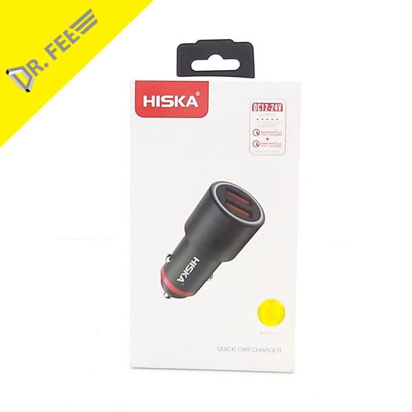 شارژر فندکی فست شارژ HISKA CC-307Q