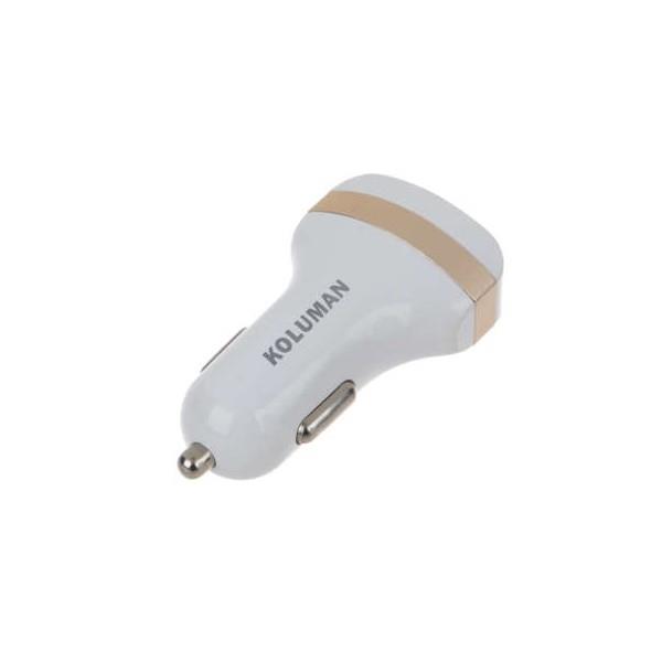 KOLUMAN KC-C400 Car Charger with microUSB cable