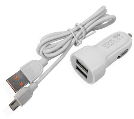 شارژر فندکی کلومن مدل KC-C500 به همراه کابل تبدیل microUSB