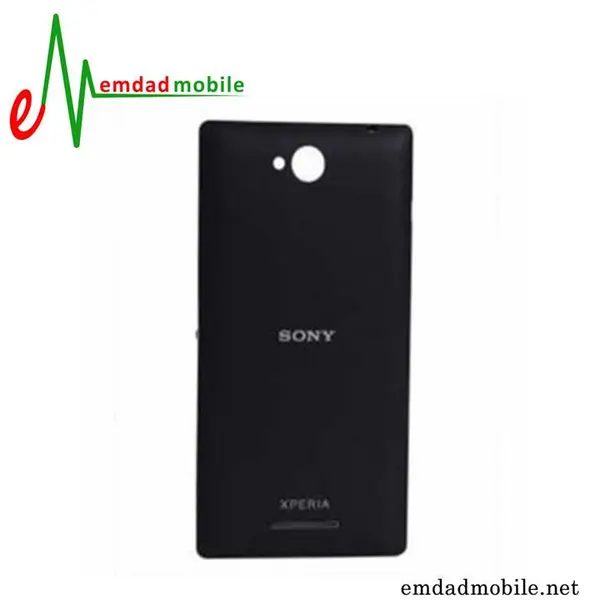 درب پشت گوشی سونی اکسپریا SONY XPERIA C2305 Back Cover Sony C2305 S39h Xperia C, Black