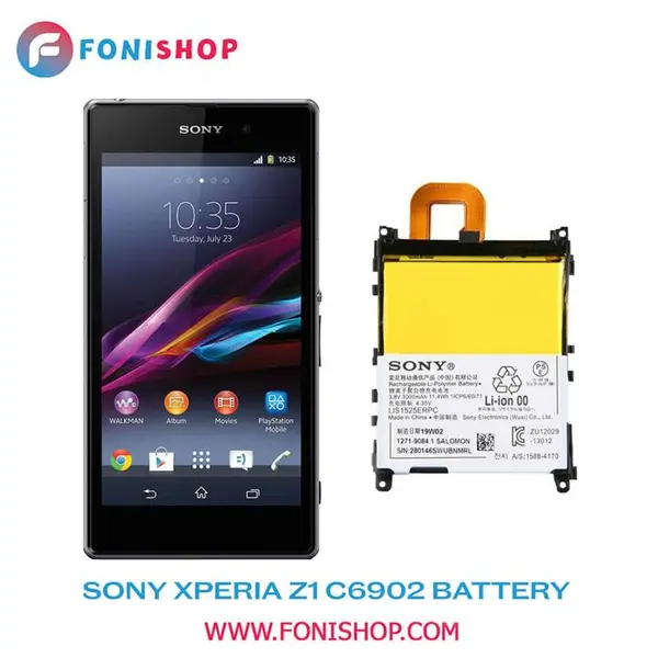 باتری موبایل Sony Z1 LIS1525ERPC Sony Xperia Z1 C6902 LIS1525ERPC - 4
