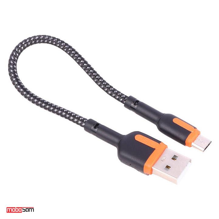 کابل تبدیل USB به microUSB هیسکا مدل LX-1020 طول 20 سانتی متر