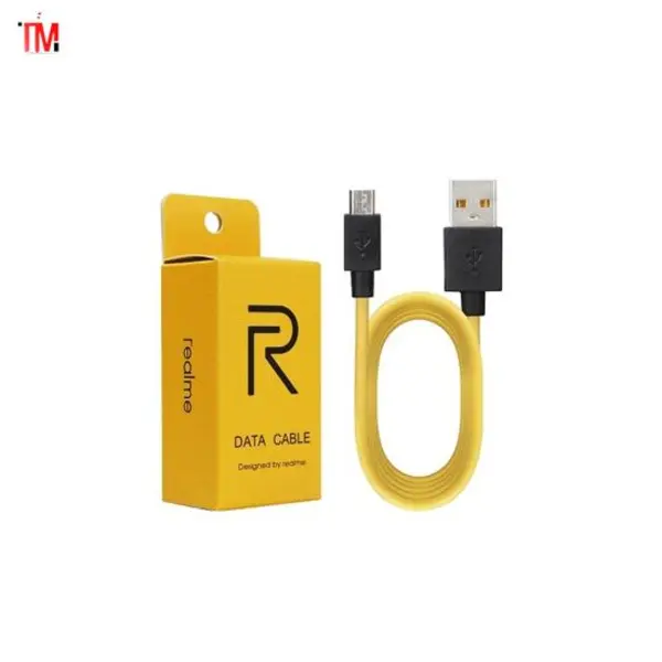 کابل شارژر و دیتا usb به micro usb برند realme ریلمی طول 1متر