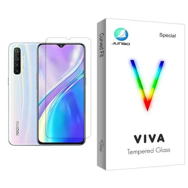 محافظ صفحه نمایش جانبو مدل Viva Glass MIX001 مناسب برای گوشی موبایل ریلمی XT Junbo Viva Glass MIX001 Screen Protector For Realme XT