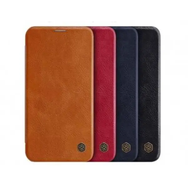 کیف چرمی نیلکین آیفون 12 مینی Apple iPhone 12 mini Nillkin Qin Leather Case - 4